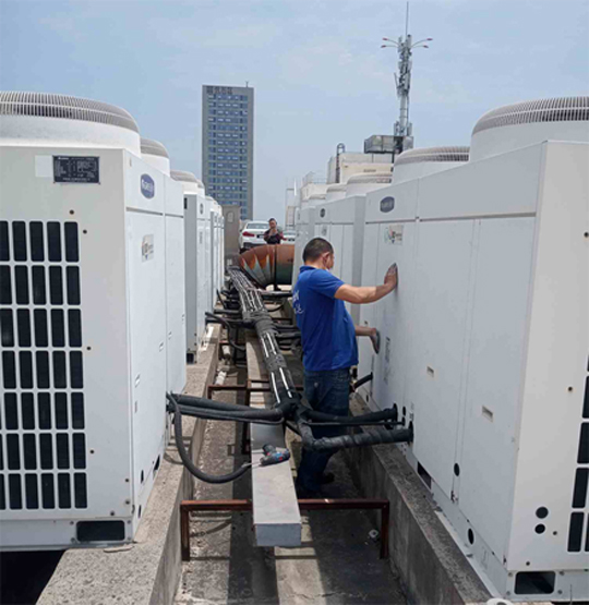 永年中央空调制热和不制冷系统维修方法